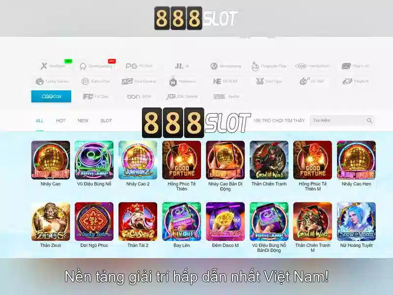 Trải nghiệm game slot 888SLOT